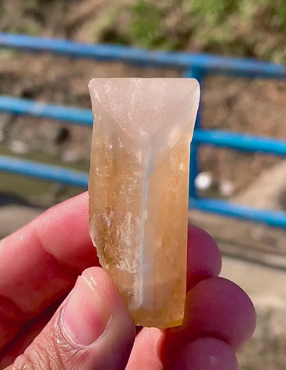 Natural Terminated Danburite Crystal, Rare Mineral, Crystal Specimen, Danburite Crystal from Paprok Afghanistan - 35 gram