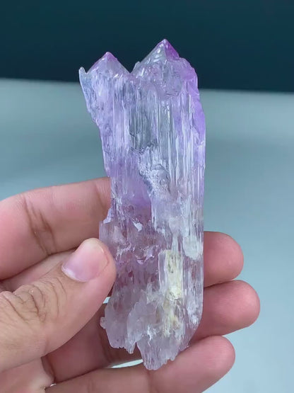 Natural Pink Color Kunzite with Complex Mountain Shape Terminations, Etched Kunzite, Crystal Specimen, Kunzite Gemstone - 76 gram