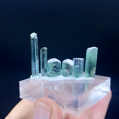 Natural Tourmaline Crystals Lott, Sea Form Tourmaline Gemstones, Blue Tourmaline For Pendant