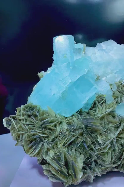 Aquamarine Specimen | Aquamarine Crystals | Aquamarine Cluster | Aquamarine for sale | Fine Mineral Specimen | Muscovite Mica | 6.7kg