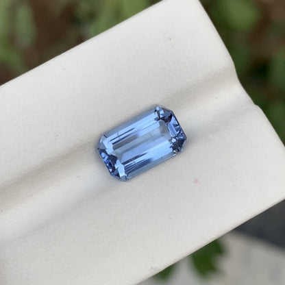 Emerald Cut Aquamarine Gemstone, Deep Blue Aquamarine Ring Stone, 3.50 CT