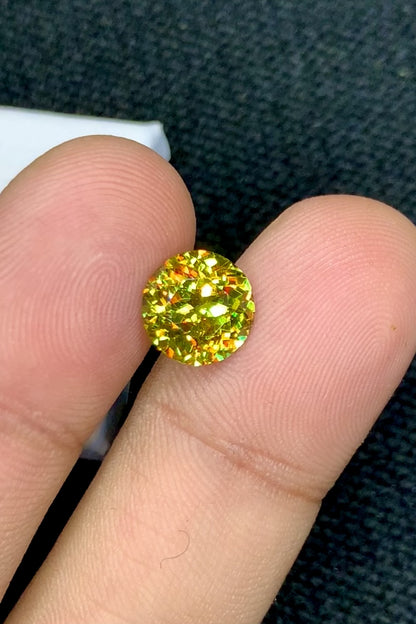 Full Fire Sphene Ring Stone, Natural Sphene Gemstone For Jewelry