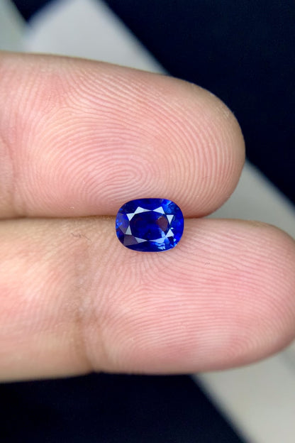 Royal Blue Sapphire Ring Stone, Natural Sapphire Gemstone For Ring Making