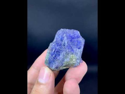 Natural Blue Tanzanite Crystal: Raw Gemstone Mineral from Tanzania (35 gram)