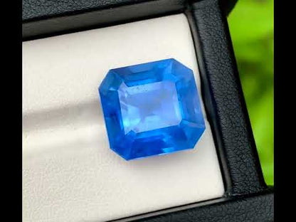 Deep Blue Aquamarine Loose Gemstone For Jewelry, Natural Aquamarine Gemstone, Santa Maria Aquamarine Stone, 19 CT