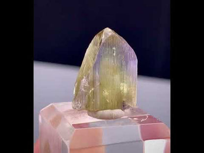 Natural Bicolor Tanzanite Crystal From Tanzania - 20.70 Carats