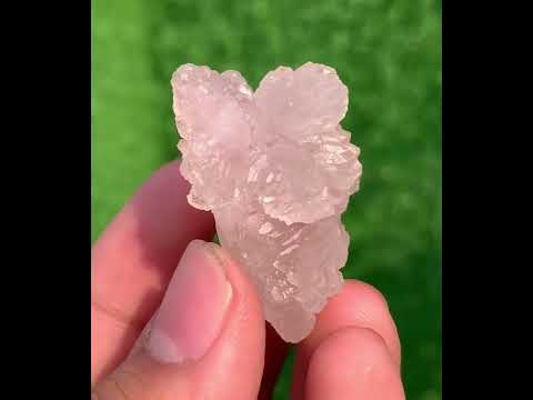 Flower Shape Crystallized Rose Quartz Crystals From Afghanistan - 70 Carats