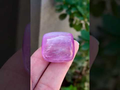 Polished Fuchsia Pink Kunzite From Afghanistan - 26 Grams