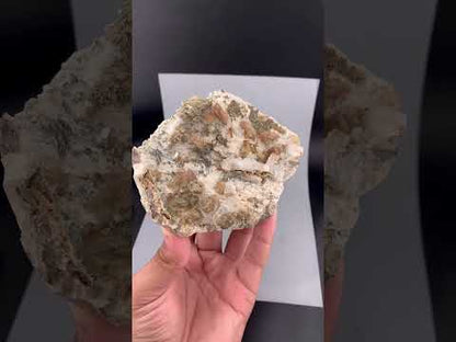 Yellow Sphene Crystals on Matrix from Skardu Pakistan - 396 Grams