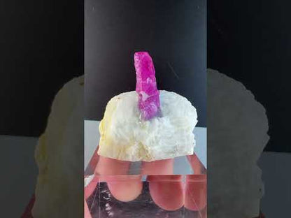 Natural Ruby Crystal on Matrix from Jegdalek Afghanistan – Collector Mineral Specimen, 47 gram