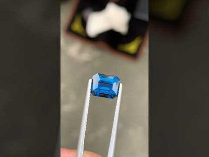 Bellerophon Certified Natural Blue Cobalt Spinel, 3.036 ct