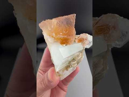 Pink Fluorite with Aquamarine and Mica from Pakistan, 159 gram