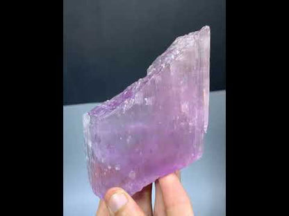 Natural Pink Kunzite Crystal, Afghanistan Mineral Specimen (220 Grams)