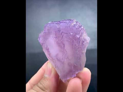 Purple Phantom Fluorite Crystal From Pakistan - 149 Grams