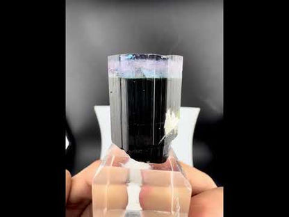 Purple Cap Tourmaline Crystal From Afghanistan - 20 Grams