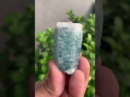 Blue Aquamarine Crystal With Mica From Pakistan - 64 Grams