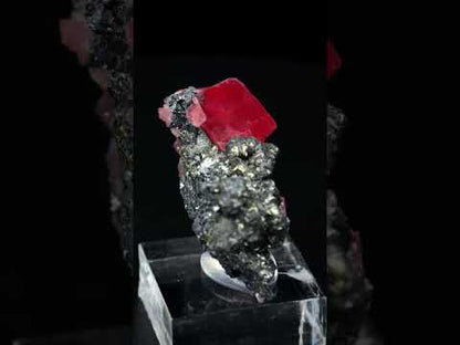 Rhodochrosite with Tetrahedrite – Sweet Home Mine, Colorado, USA – Raspberry Pocket