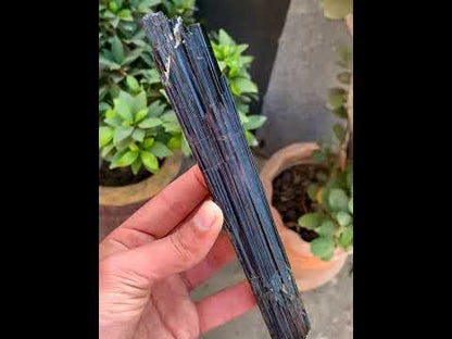 Museum Grade Schorl Black Tourmaline Crystal From Afghanistan - 193 Grams