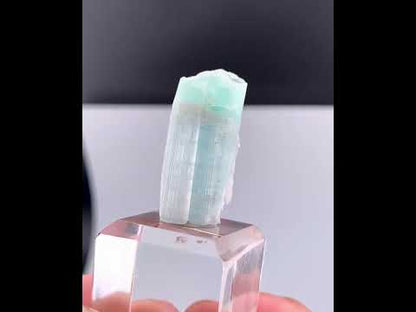 Bi-color Tourmaline Crystal From Afghanistan - 42.85 Carats