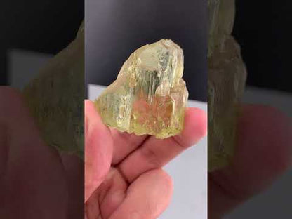 Yellow Triphane crystal from Afghanistan, 61 gram