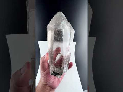 Clear Quartz Crystal with Chlorite Garden Inclusions, Cathedral Pattern, Tormiq Valley Pakistan, Collector Specimen, 1704 gram