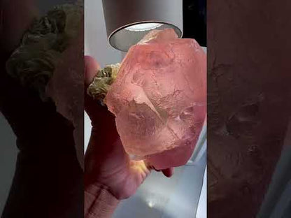 Pink Fluorite on Mica from Pakistan, 1127 gram