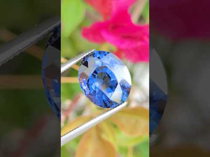 Certified Cobalt Spinel Gemstone 6.16 Carats