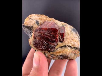 Zircon Specimen on Matrix from Pakistan - 226 gram
