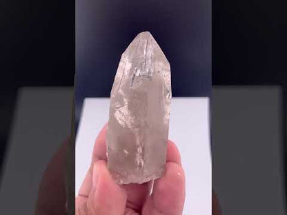 Clear Quartz Crystal With Rutail Inclusion From Pakistan - 96 Grams