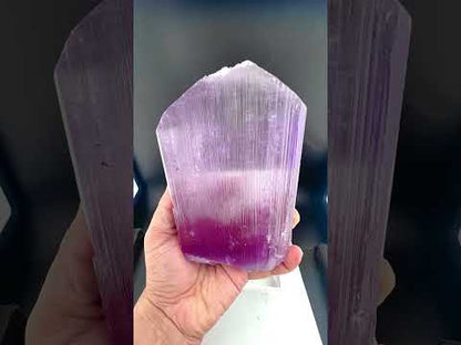 Natural Pink Kunzite Crystal with a custom base from Afghanistan, 1080 gram