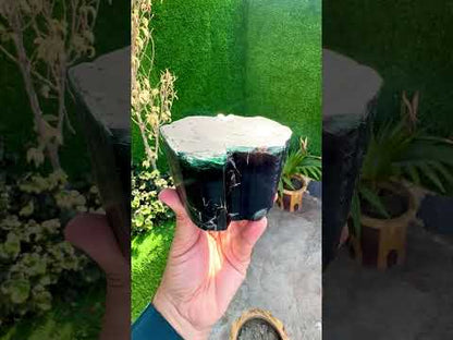 Blue Cap Tourmaline crystal from Afghanistan, 940 gram
