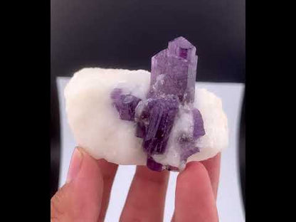 Purple Scapolite Crystal On Matrix from Afghanistan - 141 Grams