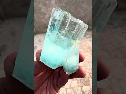Aquamarine crystal from Pakistan, 166 gram