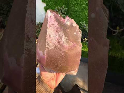 Crystallized Rose Quartz with Tourmaline on Smoky Quartz from Afghanistan, 2025 gram