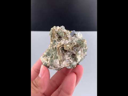 Rare Anatase Crystals With Quartz On Matrix From Pakistan - 113 Grams