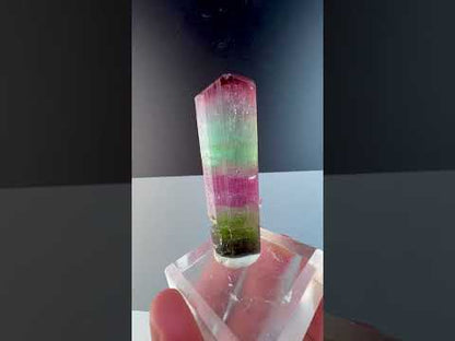 Multicolor Tourmaline Crystal from Paprok Afghanistan, 54 gram