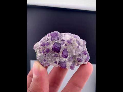 Purple Scapolite Crystal on Matrix from Afghanistan - 84 Grams
