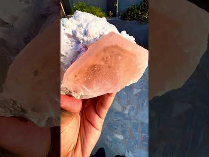 Morganite with Lepidolite, Quartz and Cleavlandite albite specimen from Afghanistan, 406 gram