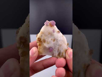Fluorescent Pink Spinel Crystal On Matrix from Afghanistan - 123 Grams
