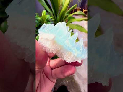 AquaMorganite etched Crystal from Pakistan, 58 gram
