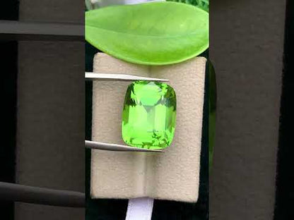 Natural Green Peridot 26.25 Ct Cushion Cut – Pakistan Peridot Gemstone