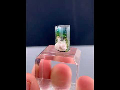 Tricolor Tourmaline Crystal From Pakistan - 13.35 Carats