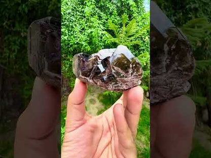 Axinite Crystals Specimen from Pakistan , 139 gram