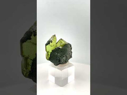 Green Sphene Crystal on Matrix from Skardu Pakistan - 26.8 grams