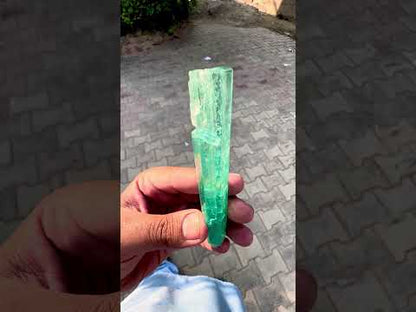 Vanadium Beryl , Nigerian Emerald, 58 gram
