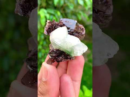 Axinite crysals with Pericline from Pakistan, 58 gram