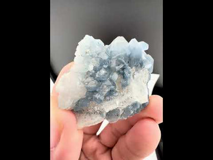 Indicolite Blue Quartz Crystal From Afghanistan - 28 Grams