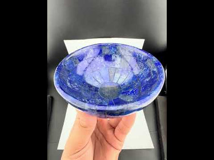 Polished Lapis Lazuli Bowl – 291g, 82mm