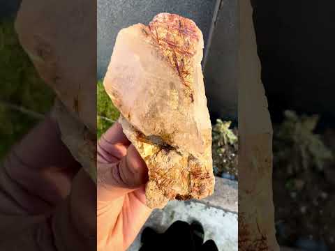 Sagenite Rutile on Quartz Crystal Specimen, Pakistan, 199 gram