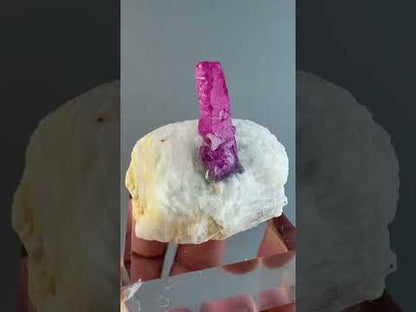 Natural Ruby Crystal on Matrix from Jegdalek Afghanistan – Collector Mineral Specimen, 47 gram